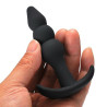 Plug Anal Em Silicone Escalonado 9,4Cm