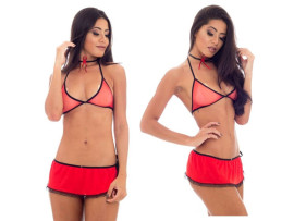 Mini-Fantasia Espanhola de Saia - F�cil Prazer