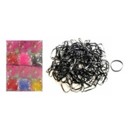 90 El�stico Xuxinha Descart�vel Para Cabelo