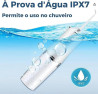 Irrigador Oral Eltrico Porttil Recarregvel - Limpeza Profunda com 3 Modos de Jato Supersnico para Dentes e Gengivas Saudveis, Tanque de 220ml, Fio dental Limpador de dentes, Limpeza Bucal, Clareador Dental
