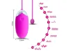 C�psula vibrat�ria sem fio recarreg�vel com controle via APP Abner -Pretty Love - Importado