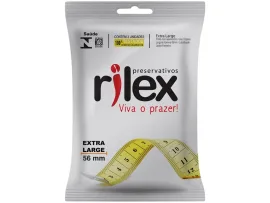 Preservativo Extra Large (56 mm de di�metro) com 3 unidades - Rilex