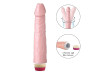 Prtese Realstico com Vibrador Rotativo  pilha - 22,5 x 4,3 cm