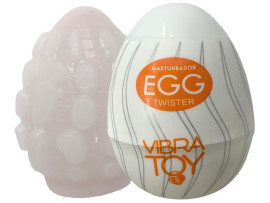 Masturbador em silicone Egg Twister - VibraToy