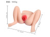 Masturbador Cyber Skin com Vagina e nus Penetrveis (Ref. 75) - VibraToy
