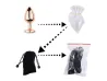 Plug Anal de A�o Rose Tamanho Pequeno (7,0 cm)