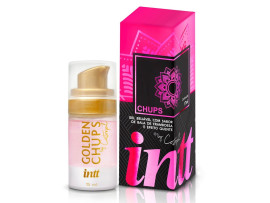 Gel para massagem / sexo oral Golden Chups Framboesa 17 ml - Intt