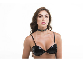 Coleira em Couro Love - Sexy Fantasy