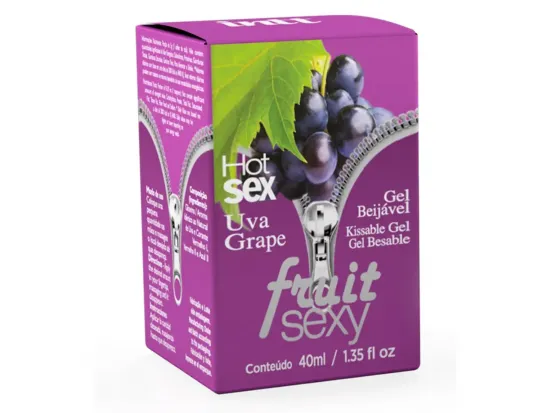 Gel comestvel Fruit Sexy Uva 40ml - Intt