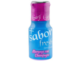 Gel Comest�vel Morango com Champagne Fresh 15 ml - Garji
