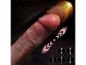 P�nis Real�stico em Silicone L�quido com Vai e Vem com Aquecimento 21,5 x 4,0cm