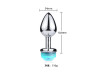 Plug de Metal com LED 13 Cores Tamanho Mdio - VibraToy