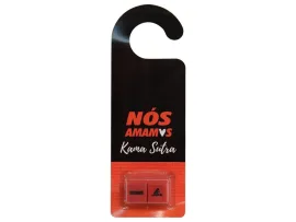 Aviso de porta Kama sutra + Dados H�tero N�o Perturbe - �xtase 