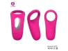 Anel peniano com vibrador recarreg�vel com controle Himan - Importado