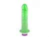 Prtese Realstica com Vibrador Interno Brilha no Escuro 16,5 x 3,6 cm - Pau Brasil