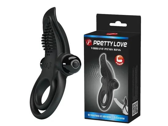 Anel Peniano Vibrant Penis Ring (10 modos de vibra��o) - Pretty Love - Importado