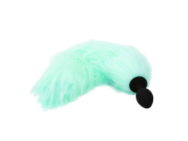 Plug em Silicone de Luxo com Rabo e Led