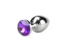 Plug de Metal com Joia Tamanho M�dio (8,5 cm) - VM