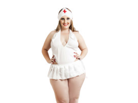 Fantasia Enfermeira de Body Plus Size - Fcil Prazer