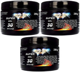 Kit 3 Super Gel 30 Ervas 250g Super Potencia Para Total Conforto