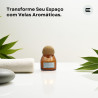 ETHMIX, Vela Aromtica Perfumada, Relaxamento, Vidro mbar