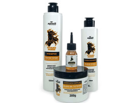 Kit capilar shampoo + condicionador + m�scara + �leo de restaura��o Tutano Horse - Apinil
