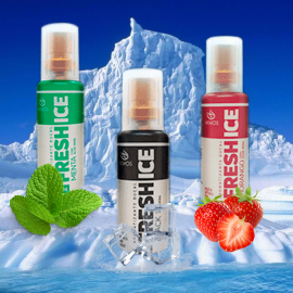 Aromatizante Bucal - Fresh Ice Akmos H�lito Refrescante - Combo com 03-01 Morango + 01 Menta + 01 Black