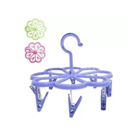 Varal De Calcinha Redondo Com 8 Prendedores 24Cm Meia Pe�a Intima