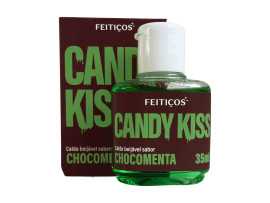 Gel Beij�vel Candy Kiss Chocomenta 35ml - Feiti�os Arom�ticos