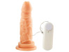 Prtese 15,4 x 4 cm c/ Ventosa e Vibrador Externo - xtase