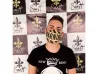M�scara de prote��o 100% algod�o estampada - Santt