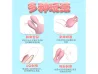 Vibrador com estimulador e 10 padr�es de vibra��o recarreg�vel - Importado