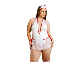 Fantasia Emerg�ncia Plus Size - F�cil Prazer