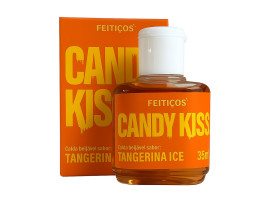 Gel Beijvel Candy Kiss Tangerina Ice 35ml - Feitios Aromticos
