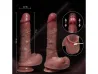 P�nis Real�stico em Silicone L�quido com Vai e Vem com Aquecimento 21,5 x 4,0cm