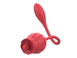 Rosa com L�ngua estimuladora de Clit�ris e Ponto G Snak Tongue