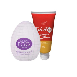 Combo Promocional (Egg + Fcil Lub Morango)