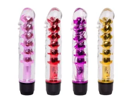 Vibrador Transl�cido com Capa Lisa - VibraToy