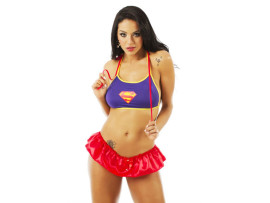 Mini-fantasia Super Girl - Pimenta Sexy