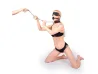 Kit SM Coleira com guia + Morda�a bola + Venda