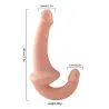 Pr�tese P�nis Real�stico De Casal / Strapless - 14,5 X 3,4 Cm