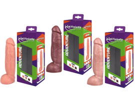 Pr�tese Real�stica Linha Adventure com Escroto 20,5 x 5,5 cm - La Pimienta