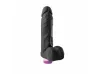 Pr�tese 20 x 3,5 cm com escroto e vibrador interno - Soulsex