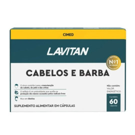 Lavitan Cabelos E Barba 60 C�psulas