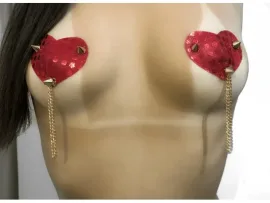 Nipple Cover (Cobertor de Mamilos) Sensa��o Cora��o com Correntes - Hot Brasil