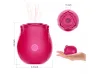 Vibrador em Formato de Flor com Suc��o recarreg�vel - VibraToy