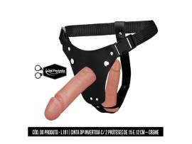 Cinta DP Invertida c/ 2 Prteses de 15 e 12 cm - La Pimienta