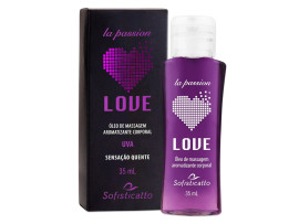 leo de Massagem Beijvel Love Uva 30ml - Sofisticatto