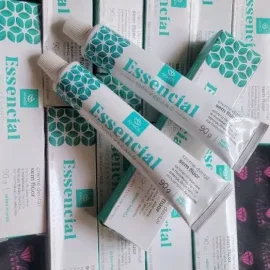 kit 6x Gel dental Vegano Akmos - N�o testado em animais, Zero Fluor, Zero Triclosan, Zero Gluten