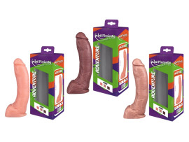 Pr�tese Real�stica Majestade com Escroto 21,5 x 4,7 cm - La Pimienta